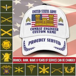 Army Branch, E 3 Army Private First Class - Classic Cap