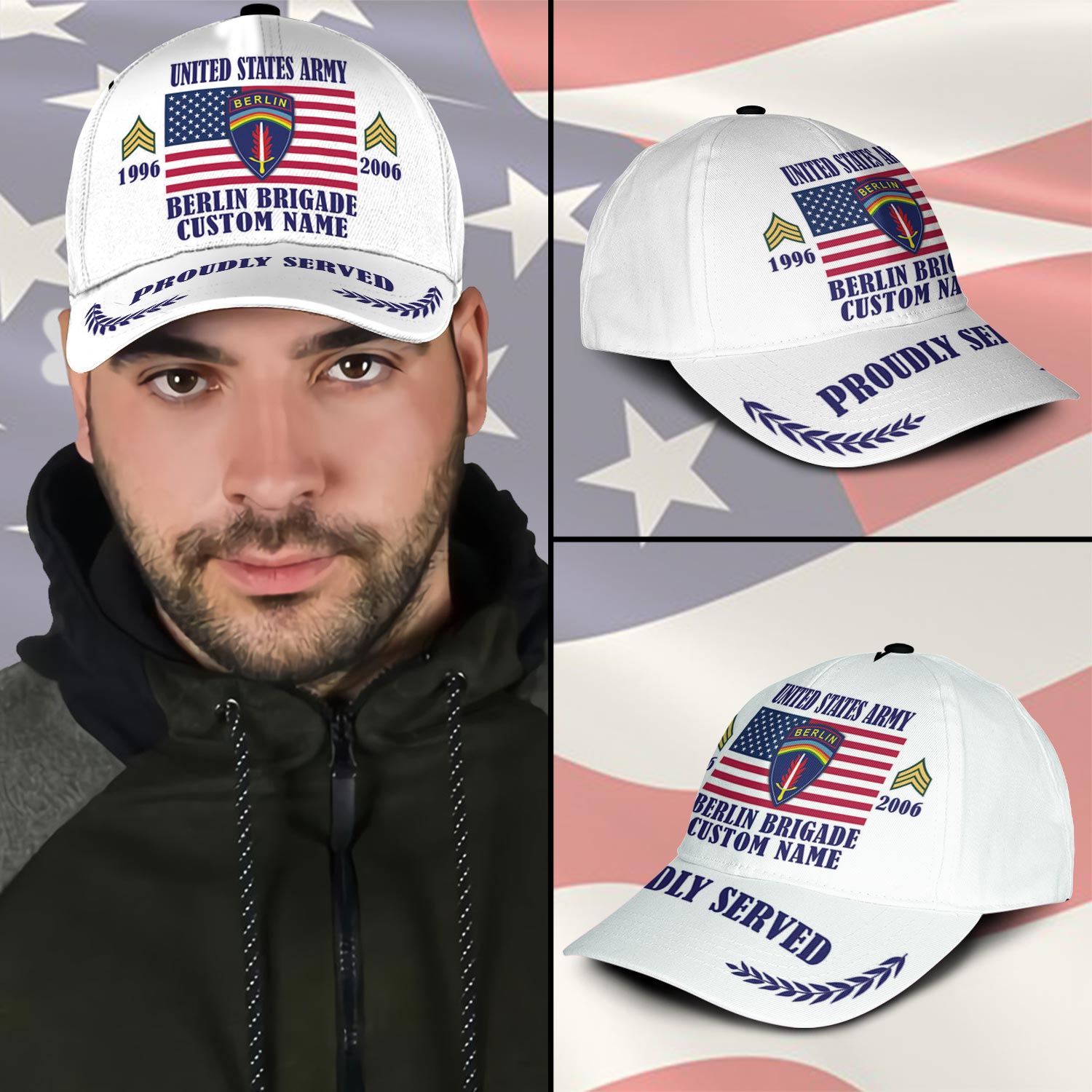 Army Division, Always Remember, Never Forget - Classic Cap - Image 3