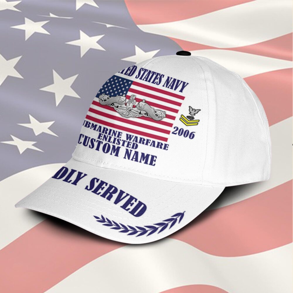 Navy Badge, E 2 Blue - Classic Cap - Image 2