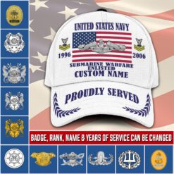 Navy Badge, E 2 Blue - Classic Cap