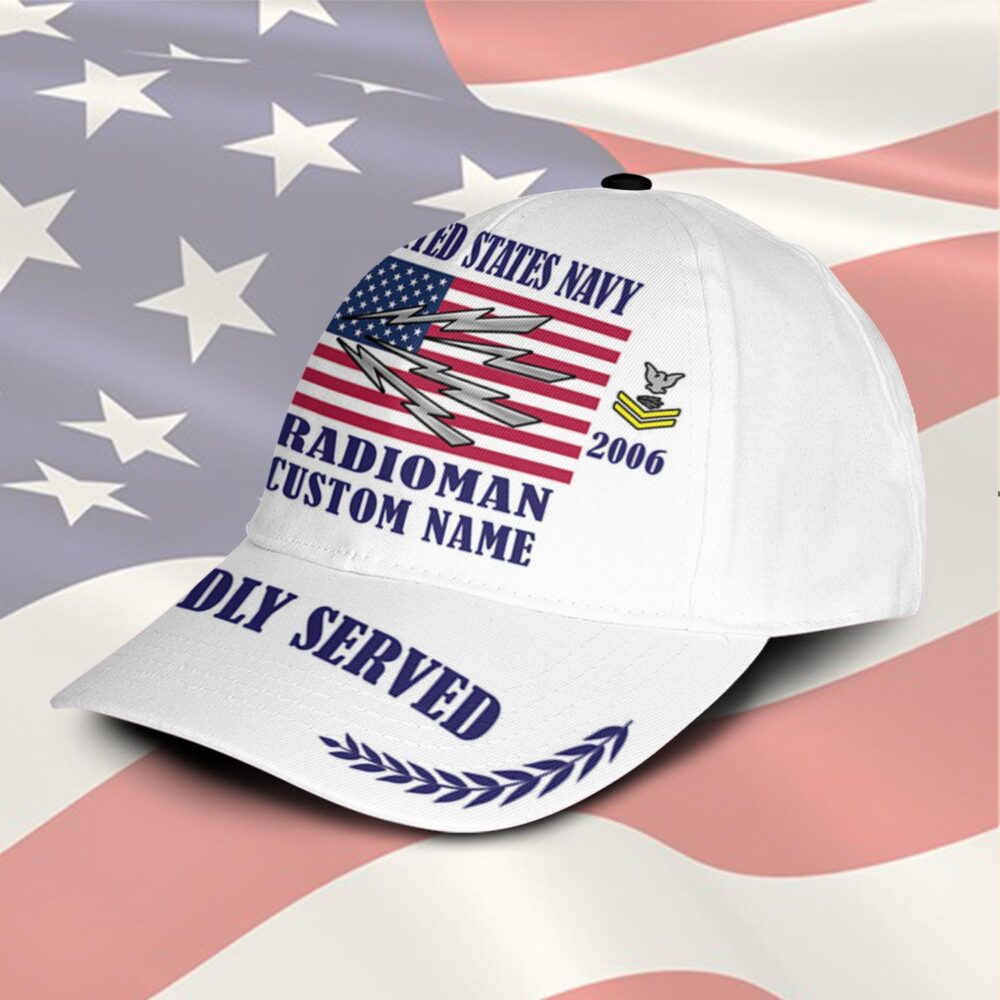 Navy Rating, E 6 Red - Classic Cap - Image 2