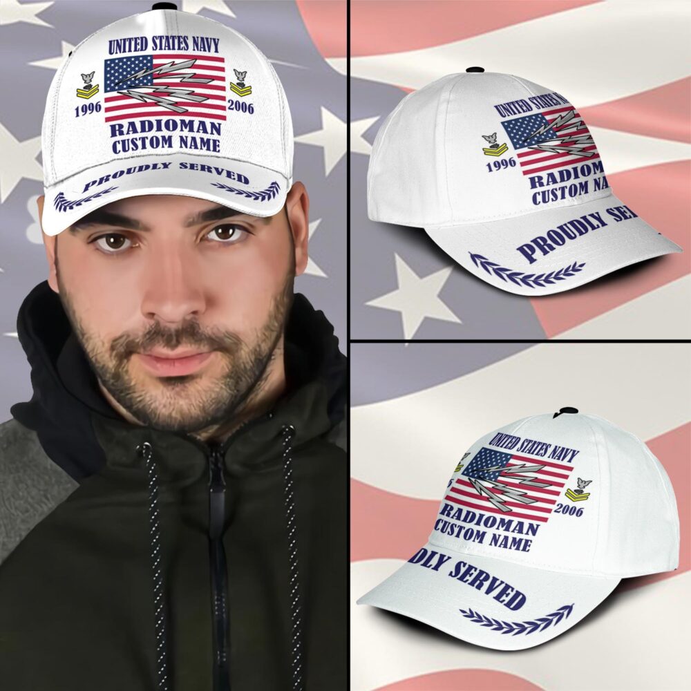 Navy Rating, E 6 Red - Classic Cap - Image 3
