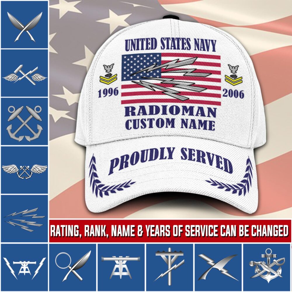 Navy Rating, E 6 Red - Classic Cap