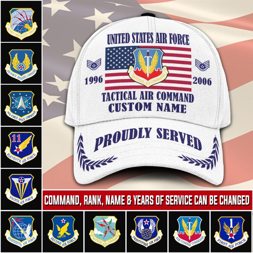Air Force Command, Honor, Duty, Service - Classic Cap