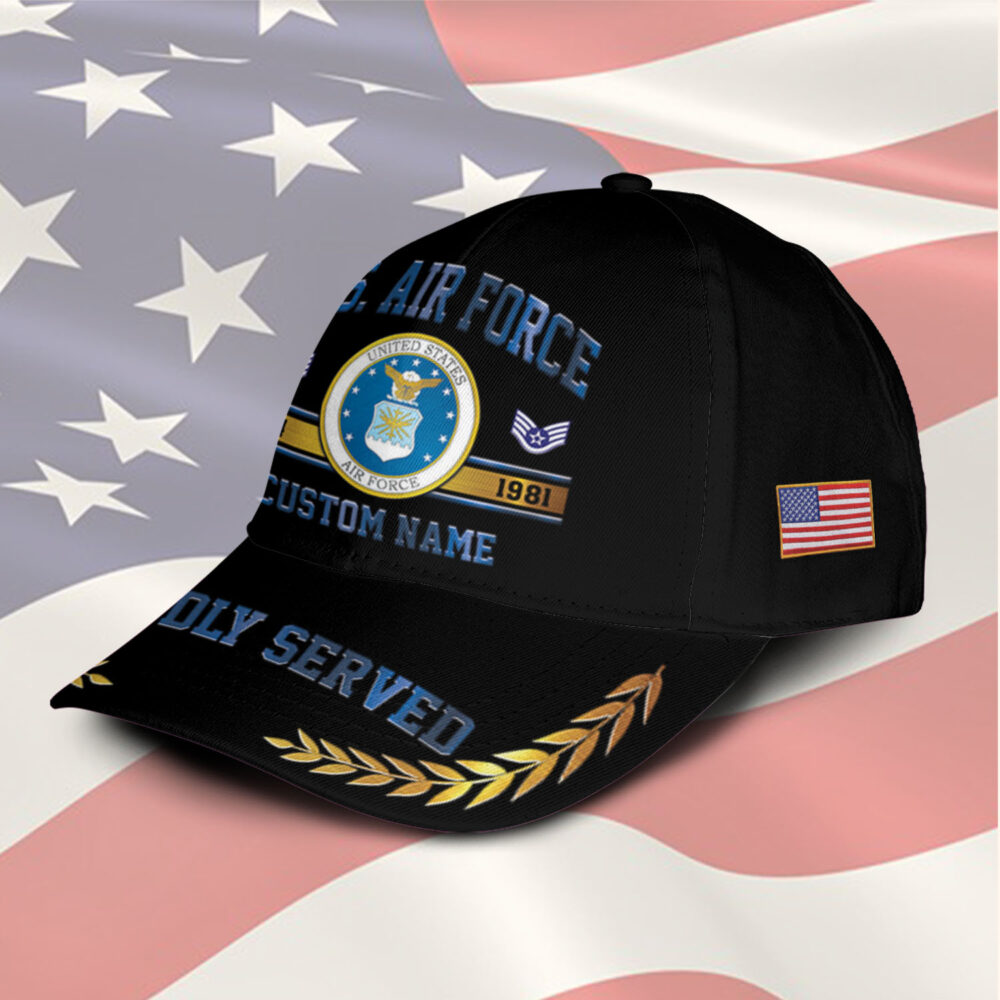 US Air Force, Aim High … Fly-Fight-Win - Classic Cap - Image 2