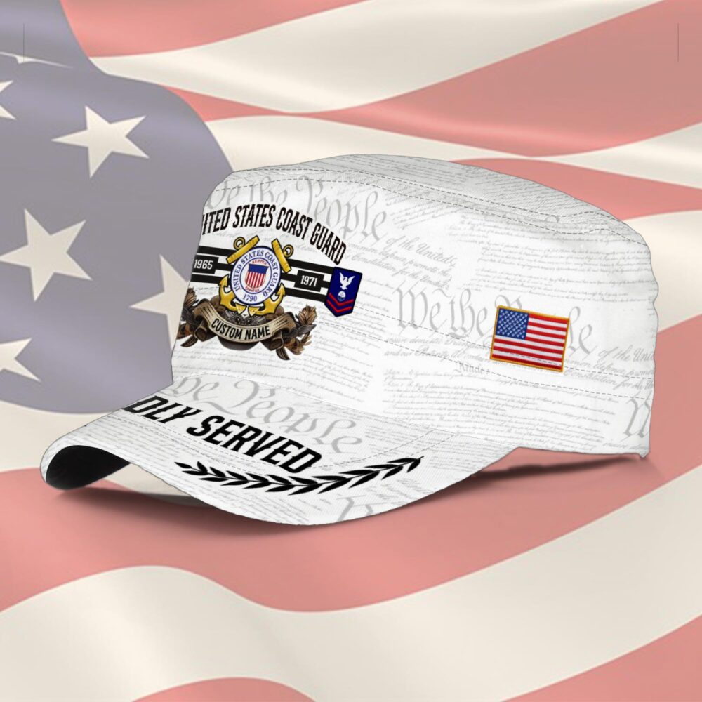 US Coast Guard, E 5 Red - Military Cap - Image 2