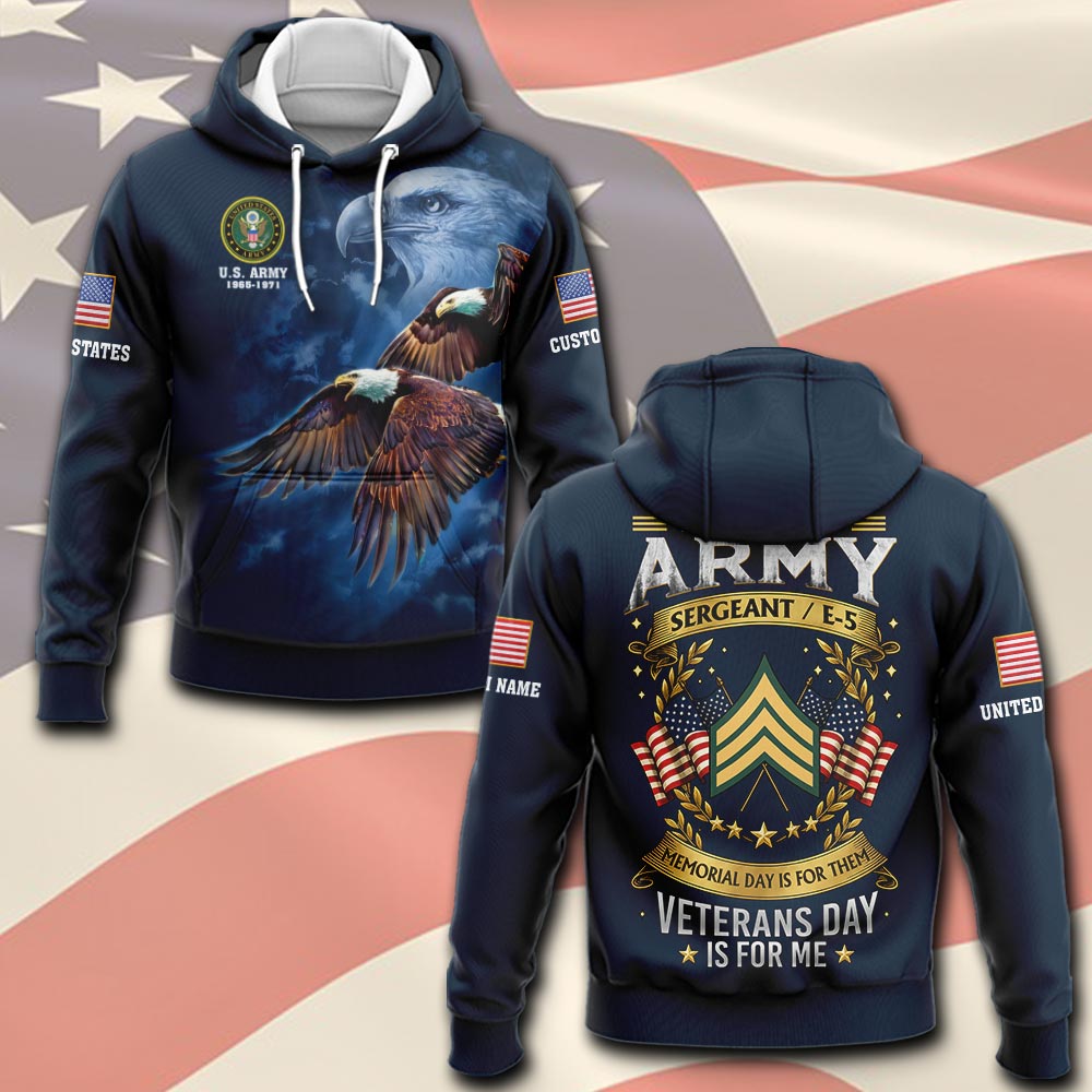 US Army, Honoring All Who Served - Hoodie