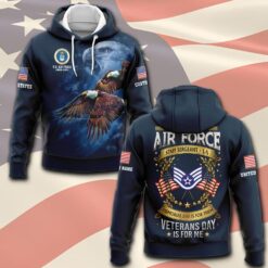 US Air Force , Land Of The Free, Because Of The Brave - Hoodie