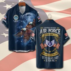 US Air Force , Aim High … Fly-Fight-Win - Short Sleeve Button Shirt
