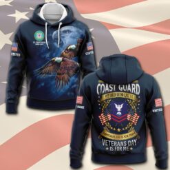 US Coast Guard, Proud Veteran - Hoodie