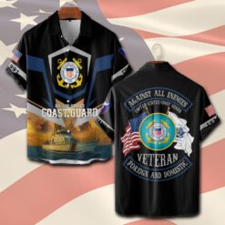 US Coast Guard, E 3 Blue - Short Sleeve Button Shirt