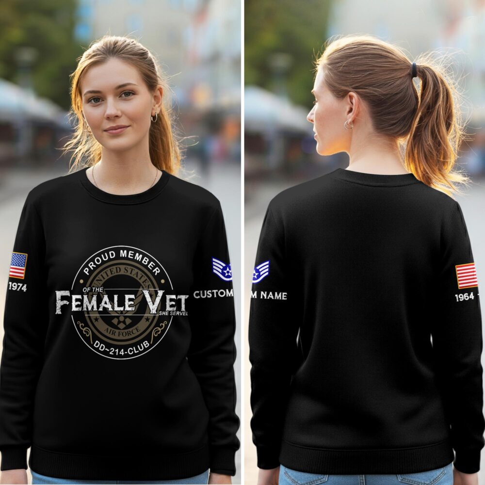 US Air Force , Proud Veteran - Women Sweatshirt