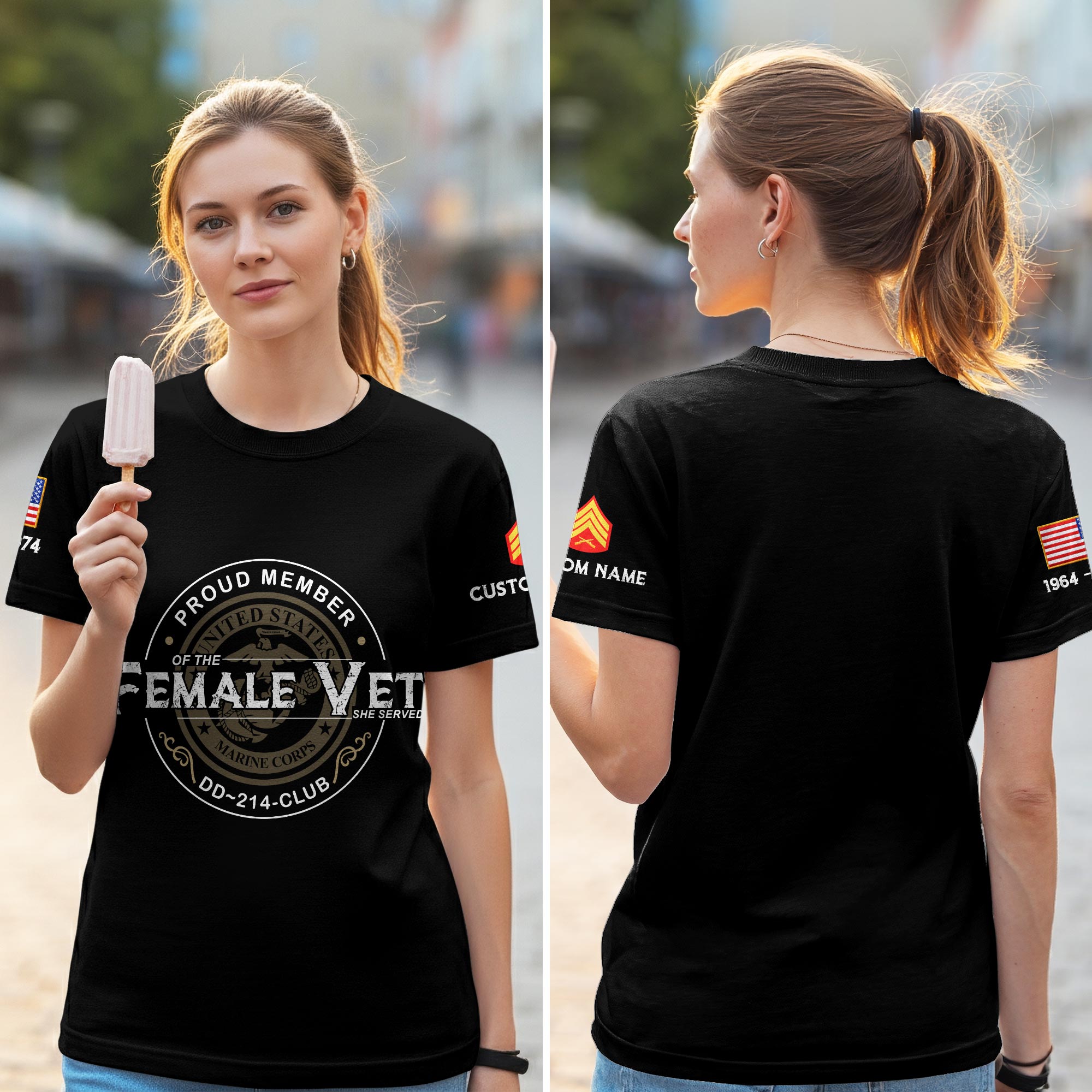 US Marine Corps, Semper Fidelis - Women T-Shirt