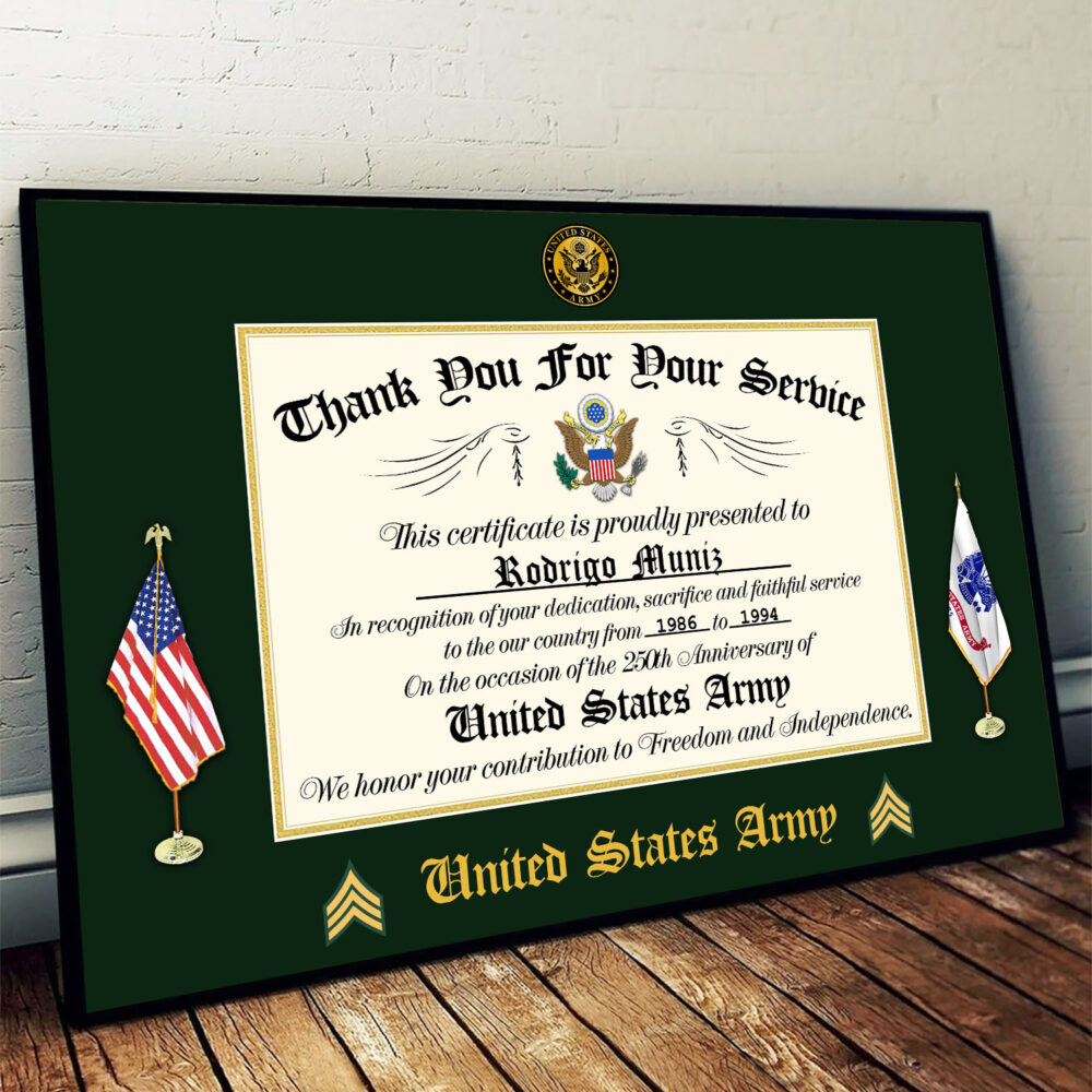 US Army, O 6 Army Colonel - Poster 10x8in - Image 2