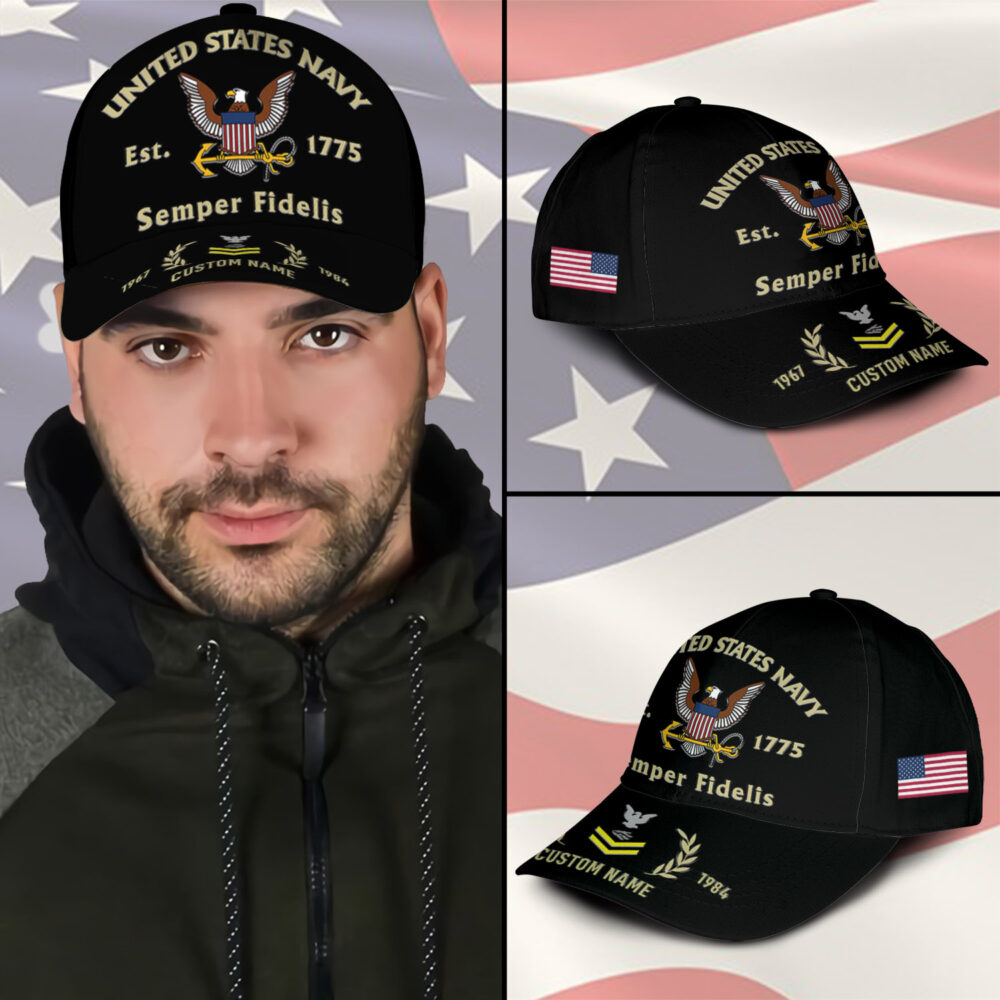 US Navy, Freedom Over Fear - Classic Cap - Image 3