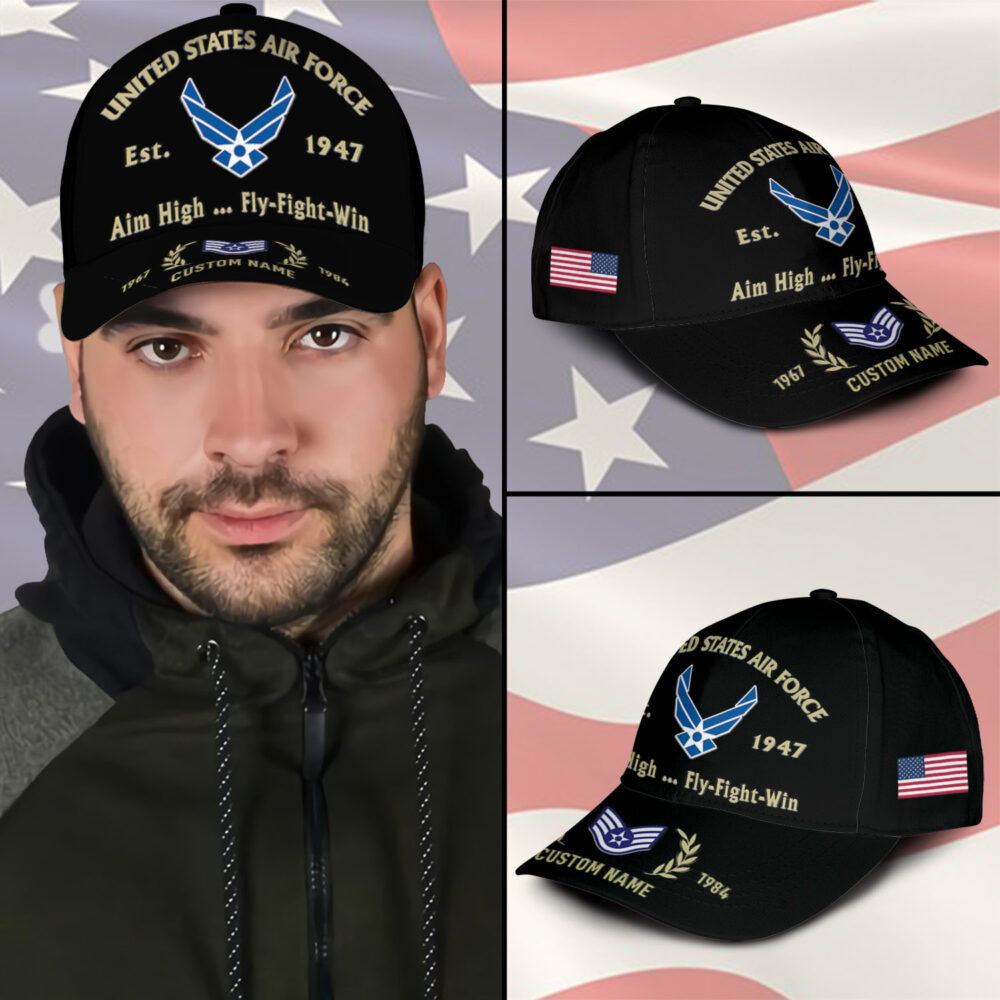 US Air Force, Remember - Honor - Respect - Classic Cap - Image 3