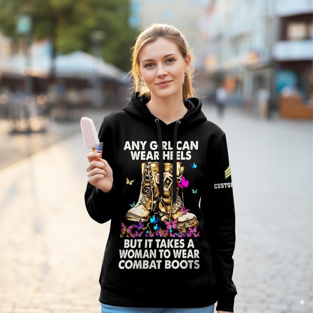 US Army, E 9 Army Command Sergeant Major - Women Hoodie - Image 2
