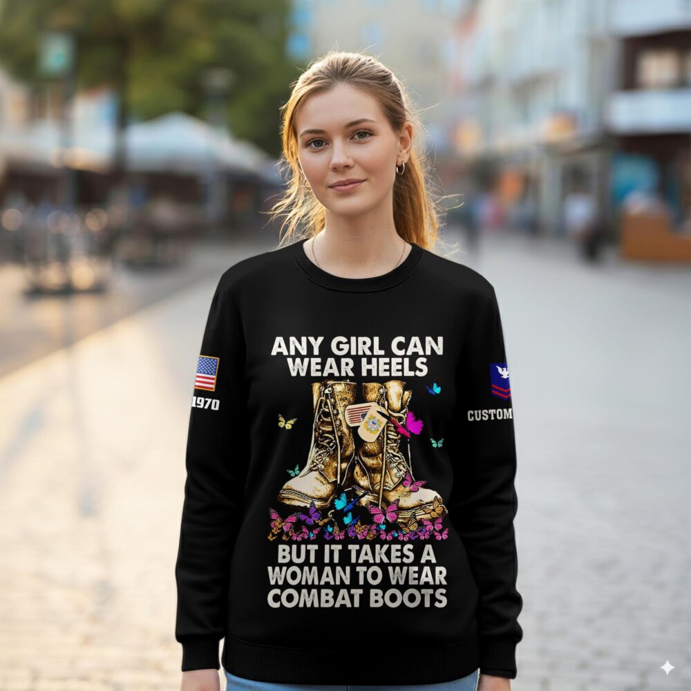 US Coast Guard, E 6 Red - Women Sweatshirt - Image 2
