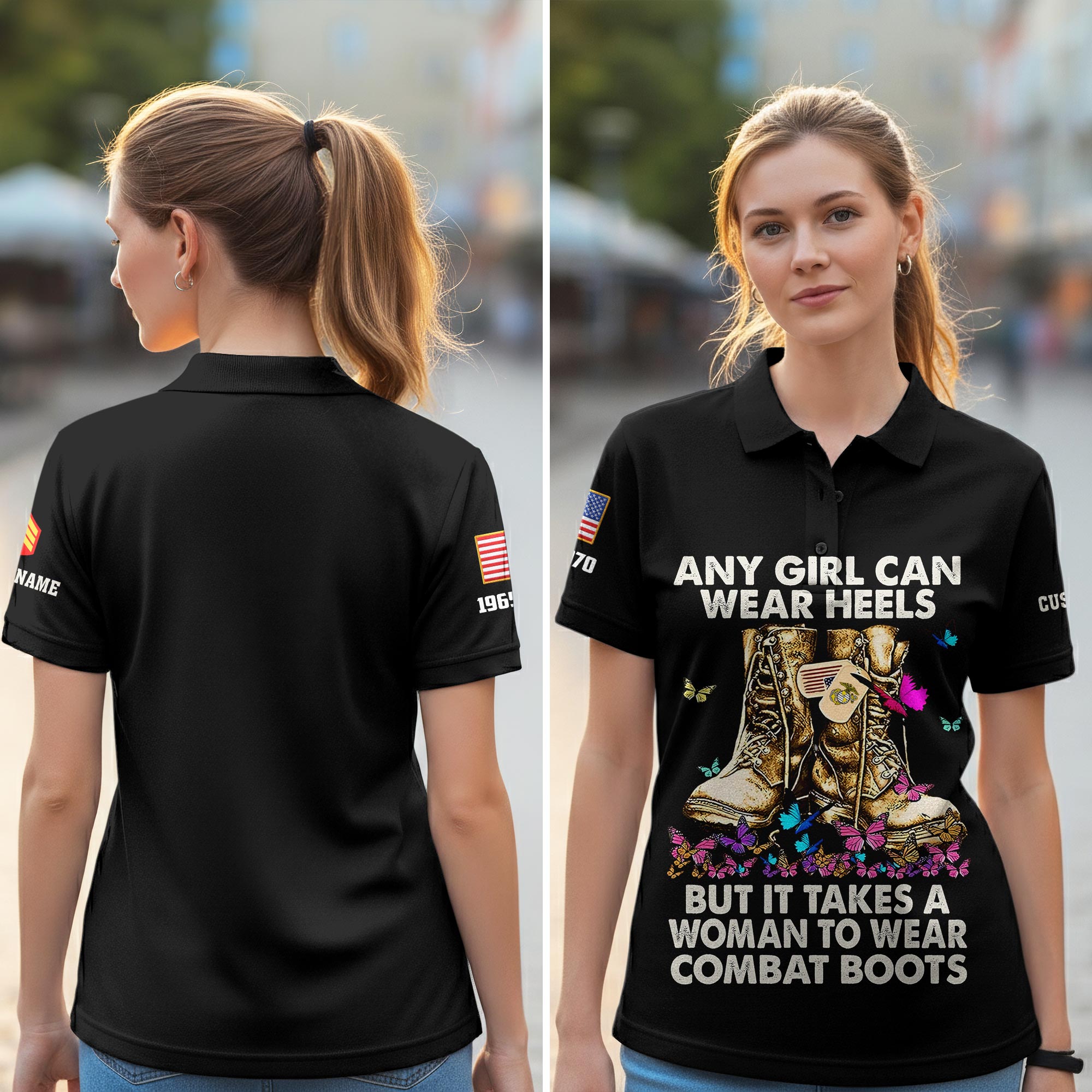 US Marine Corps, Once A Marine, Always A Marine - Women Polo Shirt