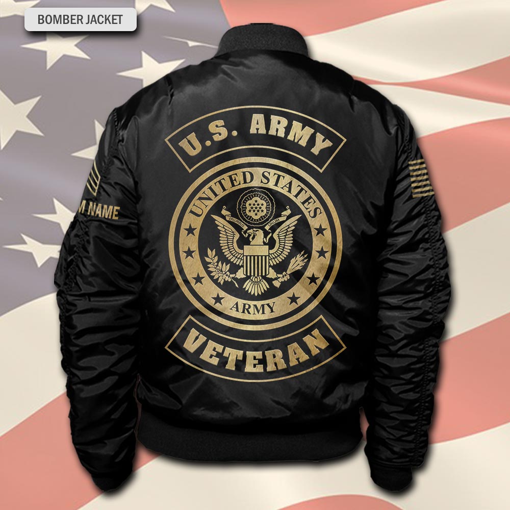 US Army, This We’ll Defend - Bomber Jacket - Image 3