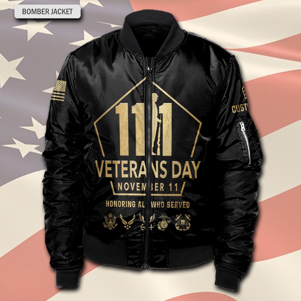 US Army, This We’ll Defend - Bomber Jacket - Image 2