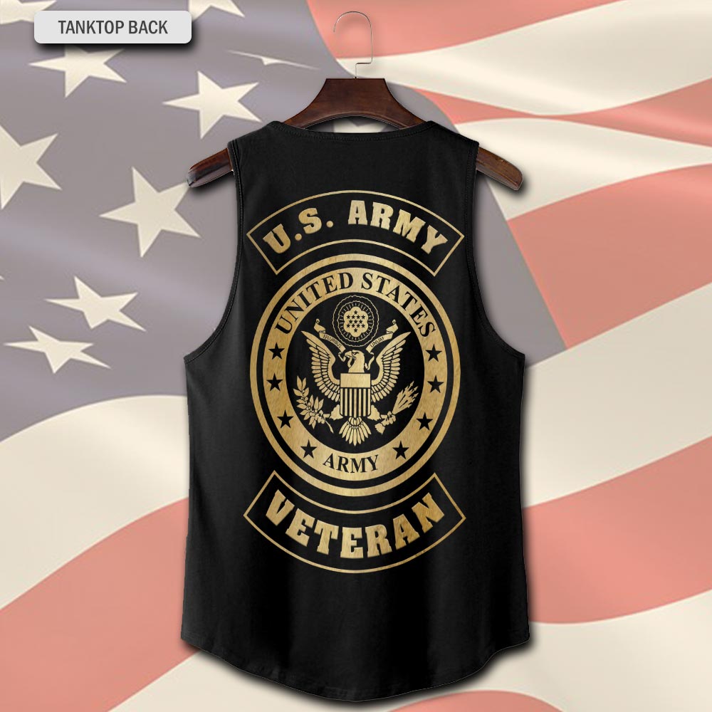 US Army, Land Of The Free, Because Of The Brave - Tank-Top - Image 3