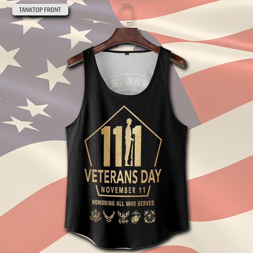 US Army, Land Of The Free, Because Of The Brave - Tank-Top - Image 2