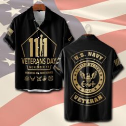 US Navy, The Sea is Ours - Short Sleeve Button Shirt