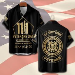 US Coast Guard, All Gave Some, Some Gave All - Short Sleeve Button Shirt