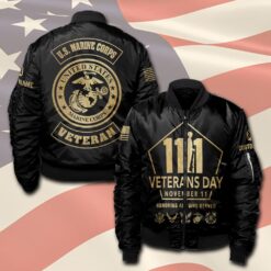 US Marine Corps, Honoring All Who Served - Bomber Jacket