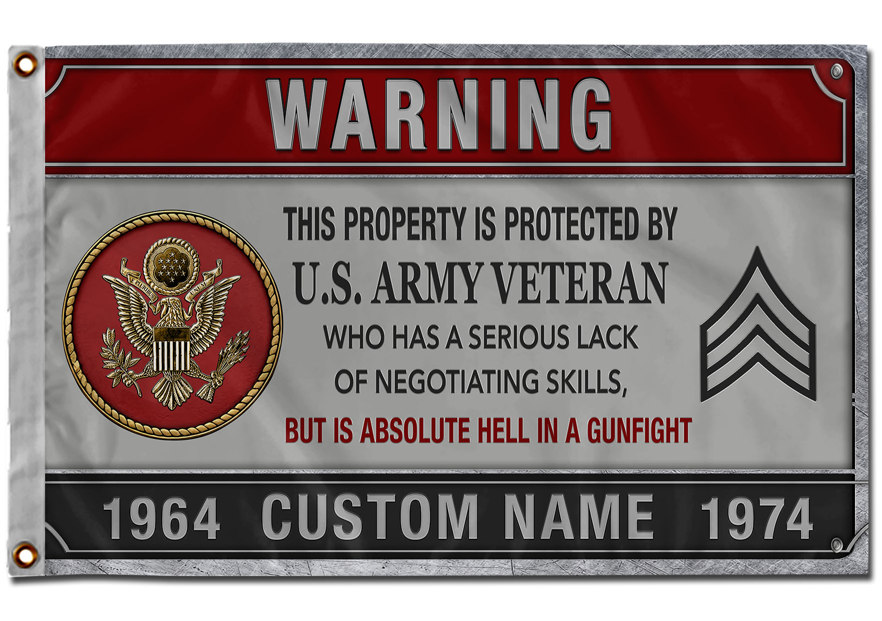 US Army, This We’ll Defend - Flying Flag 3×5 Feet(90×150 Cm) - Image 2