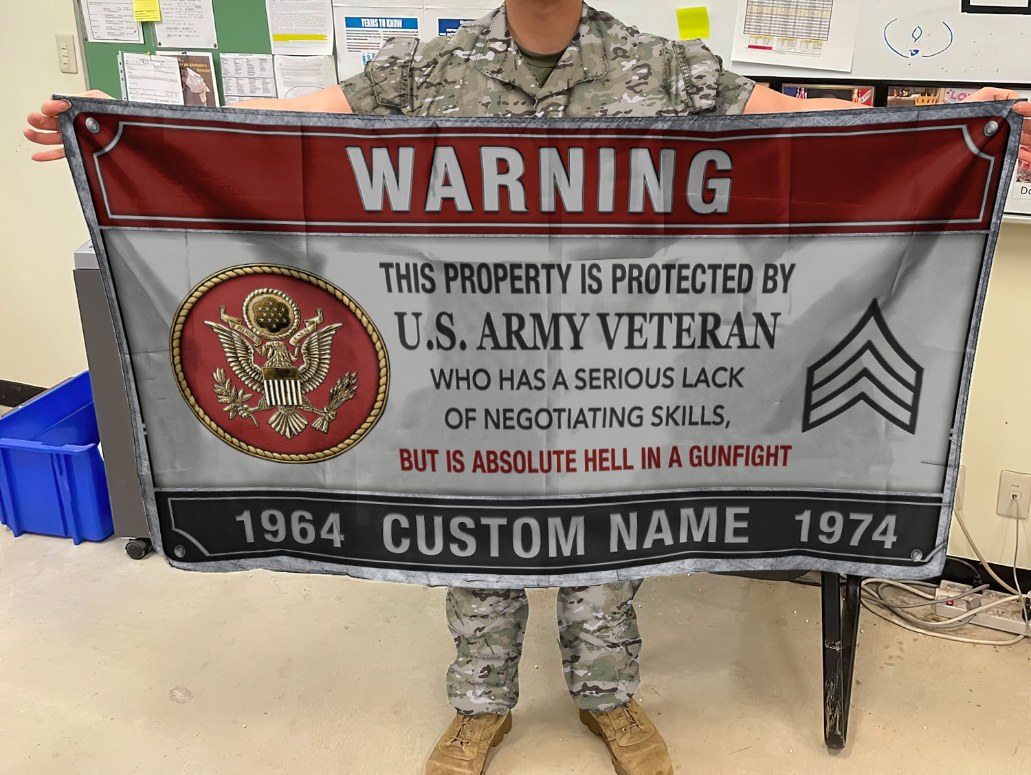 US Army, This We’ll Defend - Flying Flag 3×5 Feet(90×150 Cm) - Image 3