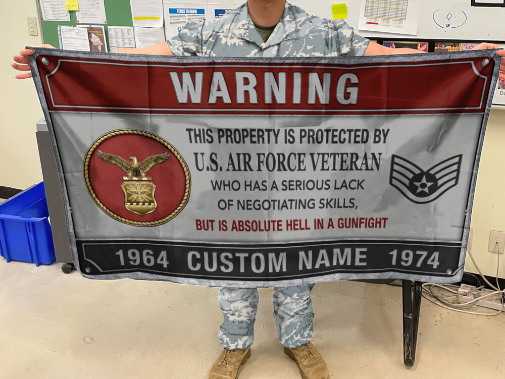 US Air Force , Duty, Honor, Country - Flying Flag 4×6 Feet(123×183 Cm) - Image 3