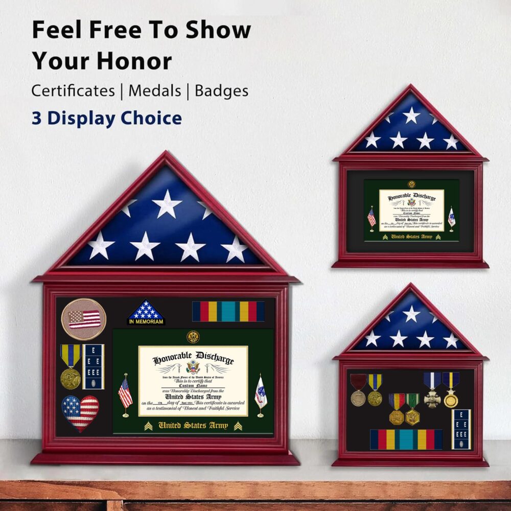 US Army, E 9 Army Command Sergeant Major - Medal Photo Frame Box 20.9*16.5in - Image 3