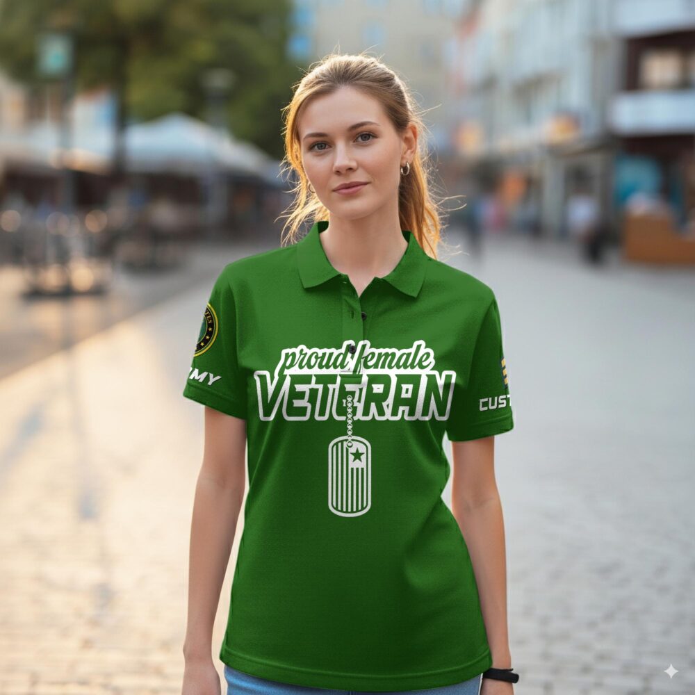 US Army, Always Remember, Never Forget - Women Polo Shirt - Image 2