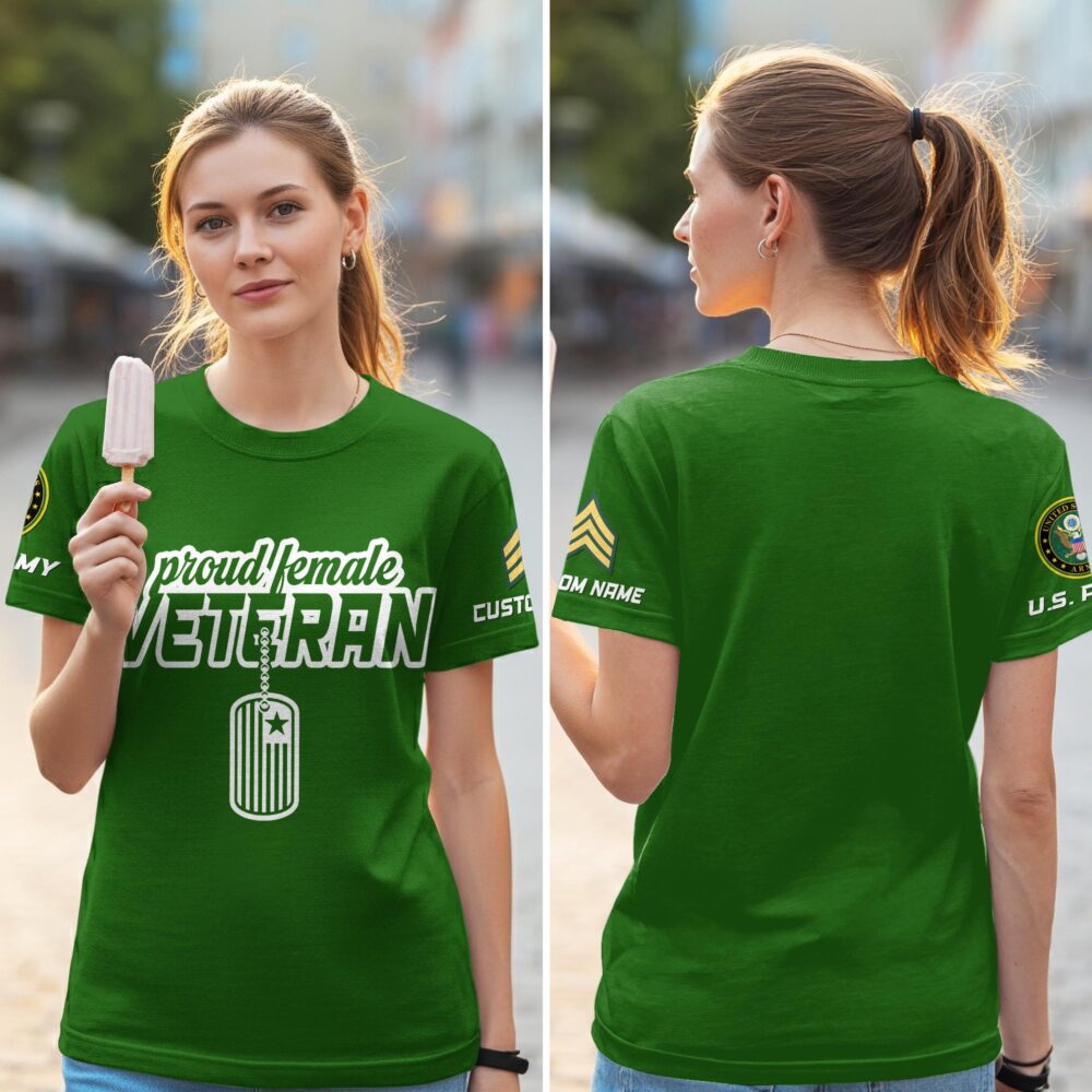 US Army, Proud Veteran - Women T-Shirt
