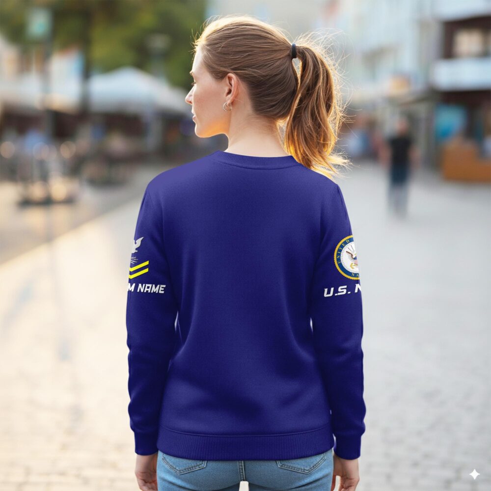 US Navy, Thank a Veteran - Women Sweatshirt - Image 3