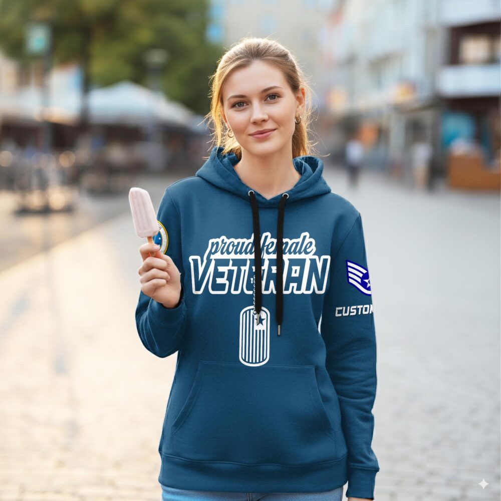 US Air Force , Served With Pride - Women Hoodie - Image 2