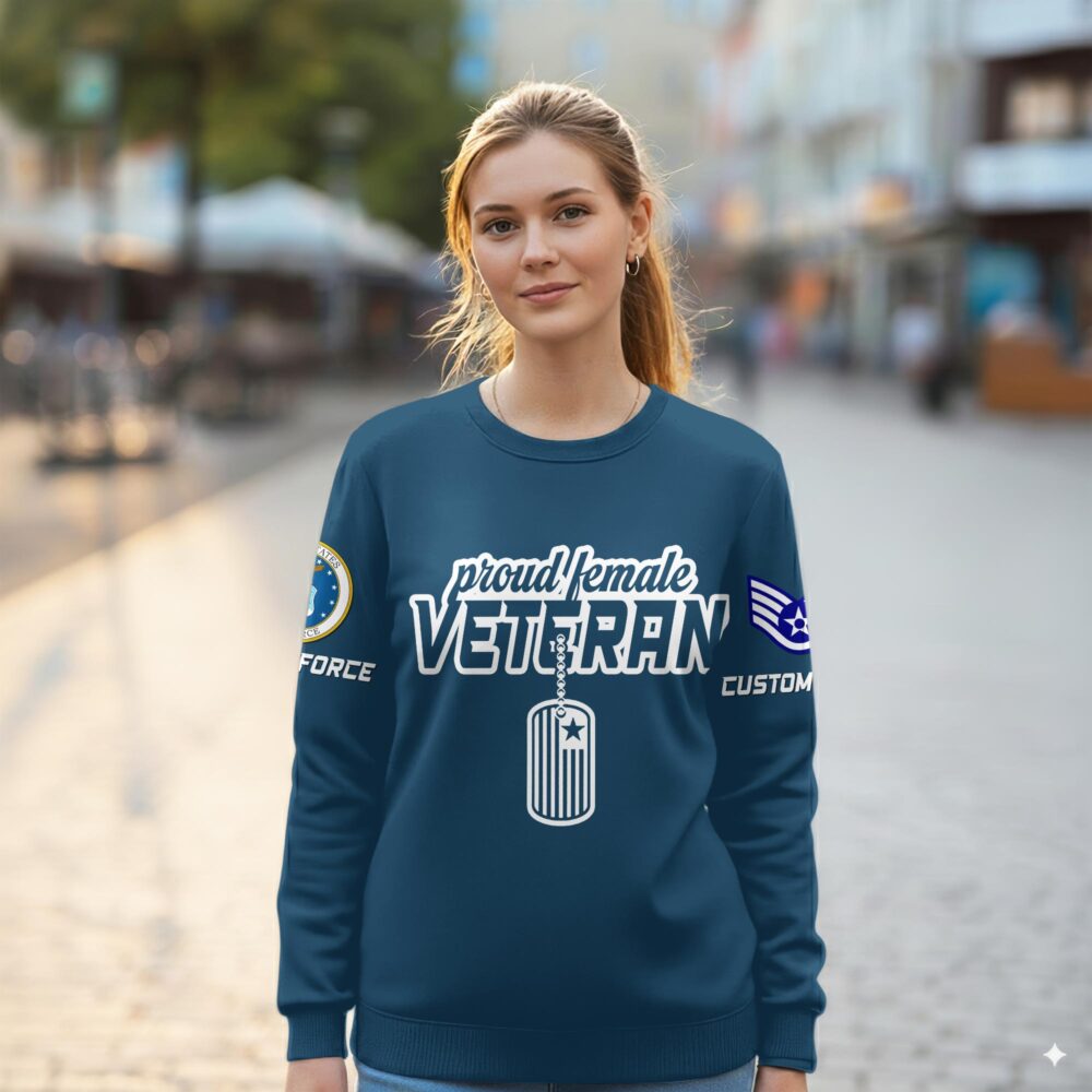 US Air Force , No One Gets Left Behind - Women Sweatshirt - Image 2