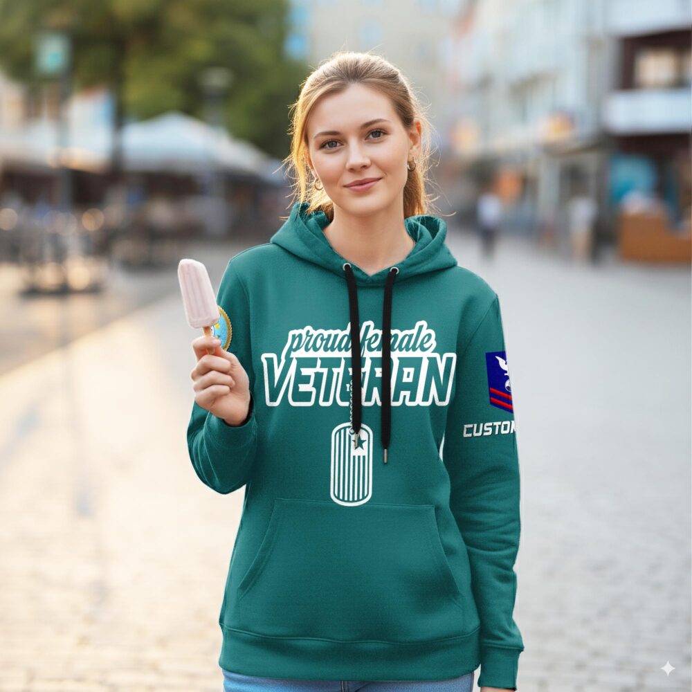 US Coast Guard, Honoring All Who Served - Women Hoodie - Image 2
