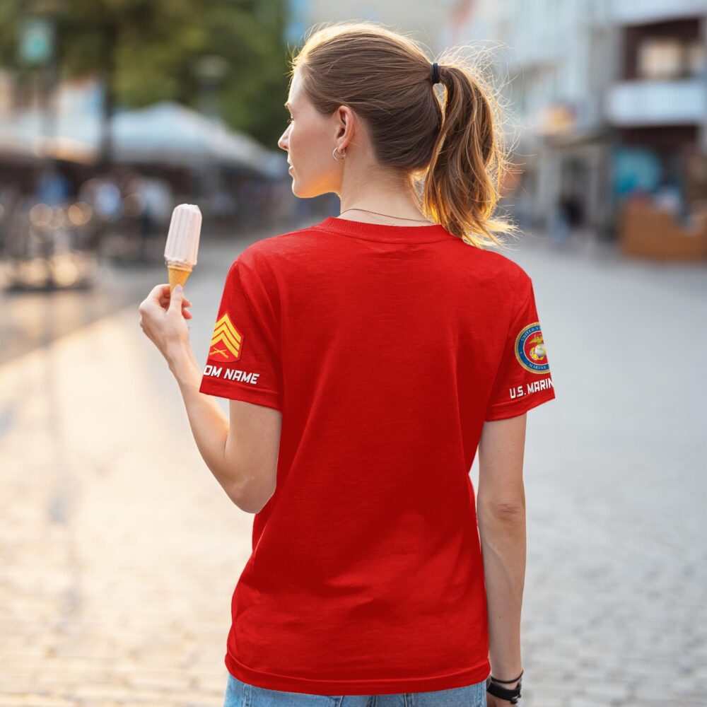 US Marine Corps, Life And Pride - Women T-Shirt - Image 3
