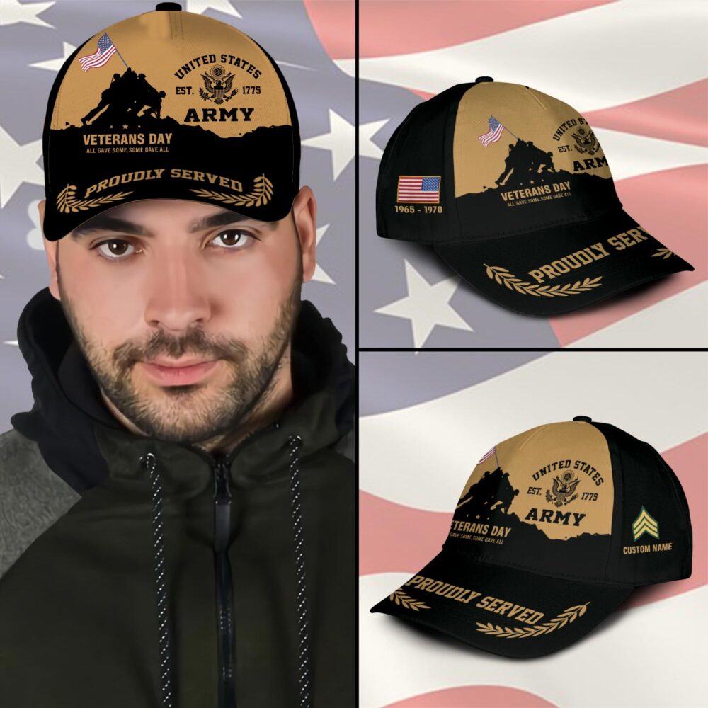 US Army, Honor, Duty, Service - Classic Cap - Image 3
