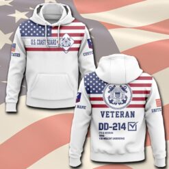 US Coast Guard, E 3 Red - Hoodie