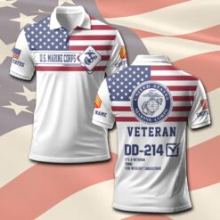 US Marine Corps, No One Gets Left Behind - Polo Shirt