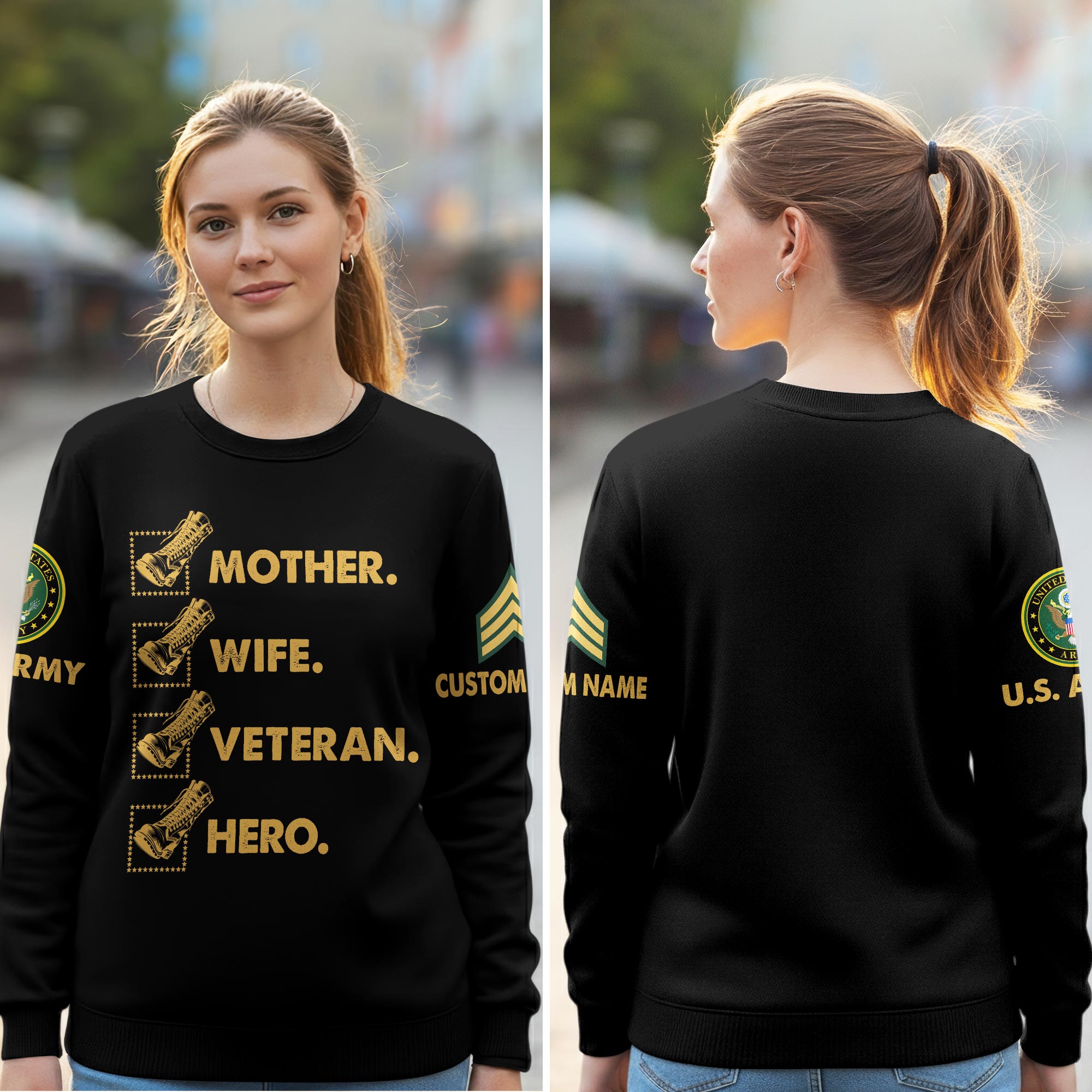 US Army, Always Remember, Never Forget - Women Sweatshirt