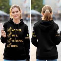 US Navy, By Sea, Air and Land - Women Hoodie