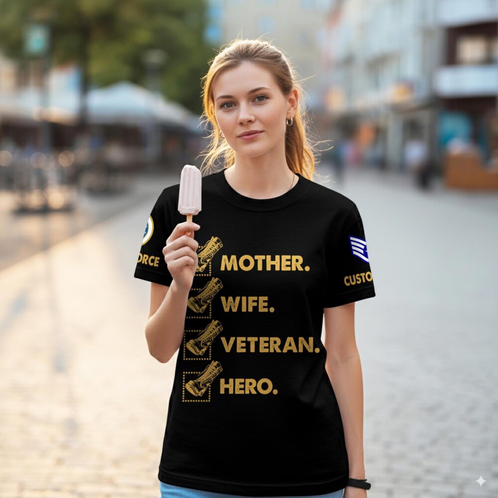 US Air Force , E 9 Air Force Chief Master Sergeant - Women T-Shirt - Image 2