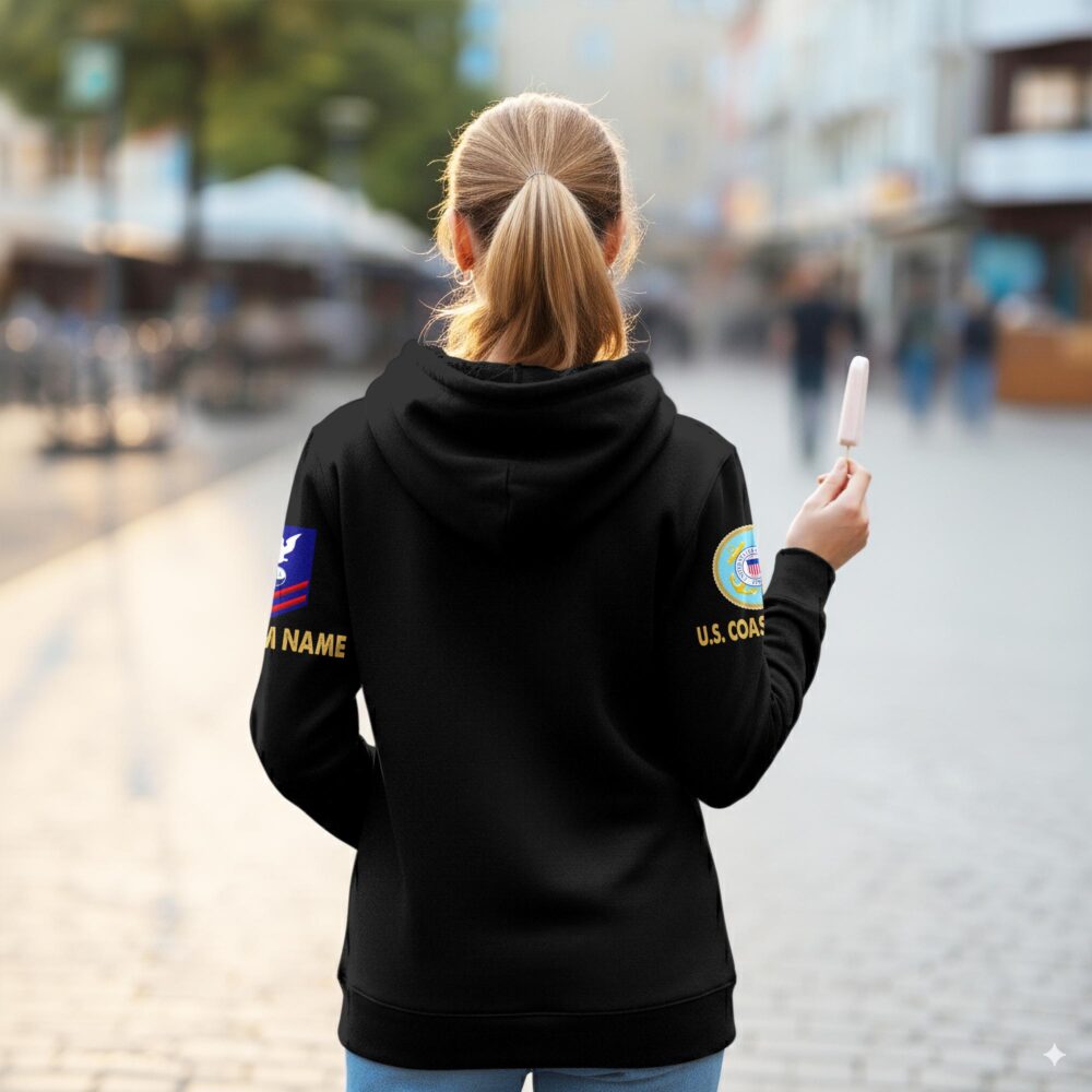 US Coast Guard, Lest We Forget - Women Hoodie - Image 3