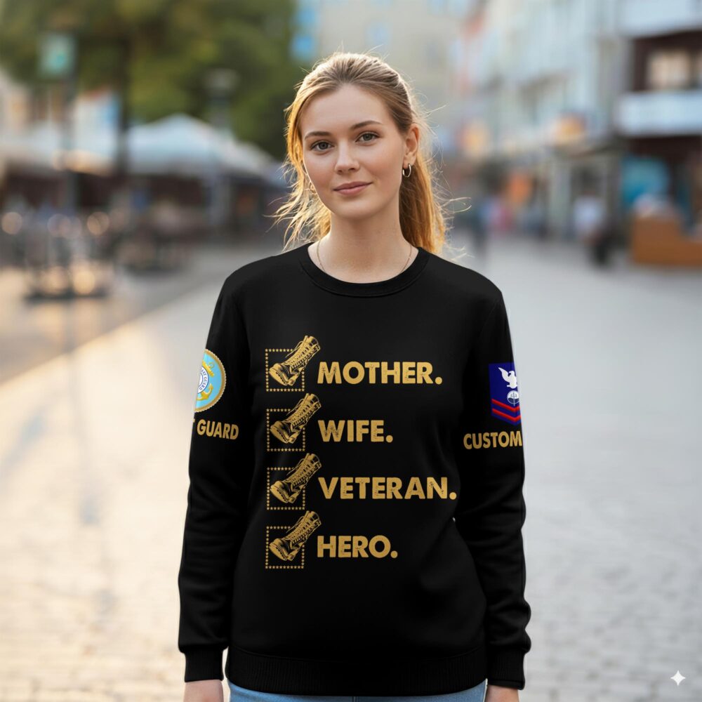 US Coast Guard, Semper Paratus - Women Sweatshirt - Image 2