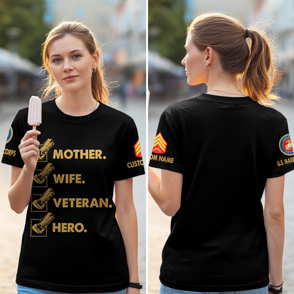 US Marine Corps, E 3 Marines Lance Corporal - Women T-Shirt